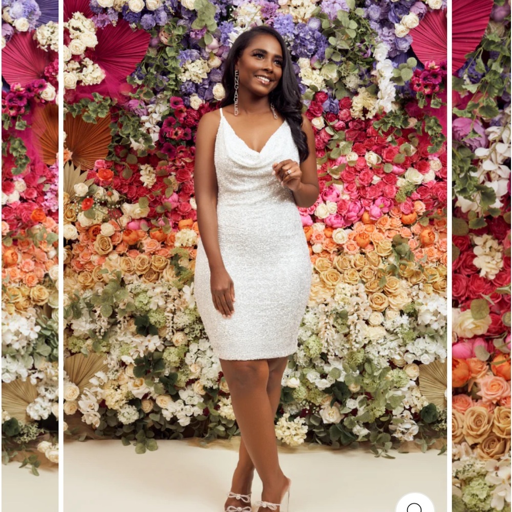 Bachelorette Bridal Shower Sequin Bianca Mini Dress